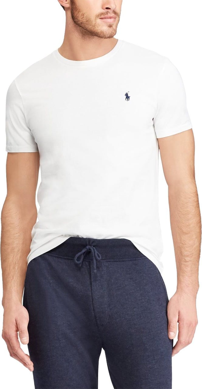 Ralph Lauren T-shirt With Logo Embroidery White Wit