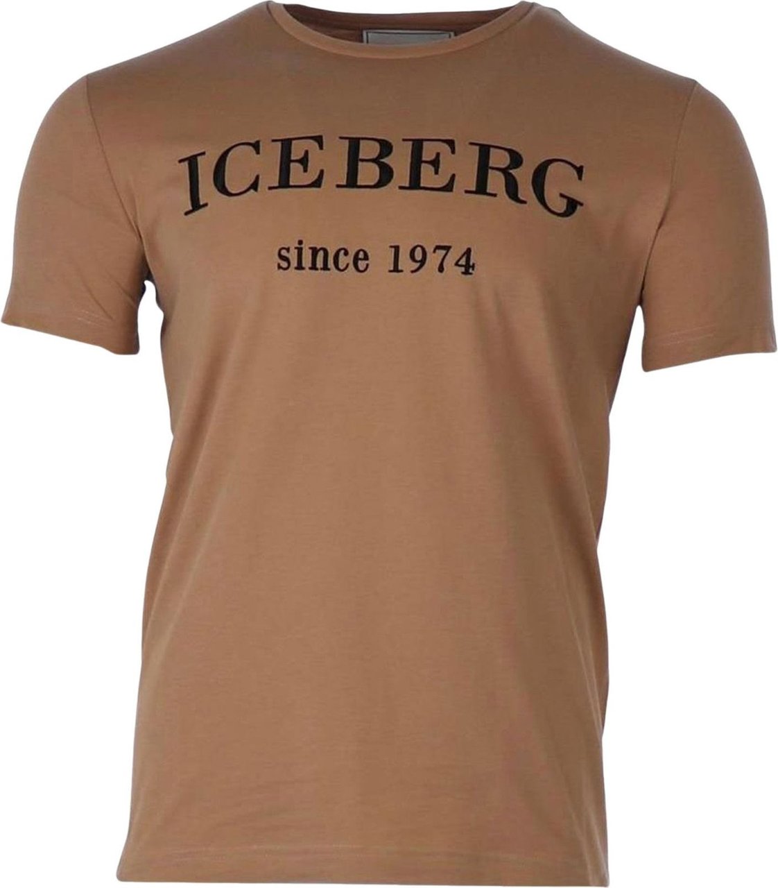 Iceberg Logo T-Shirt Camel Beige