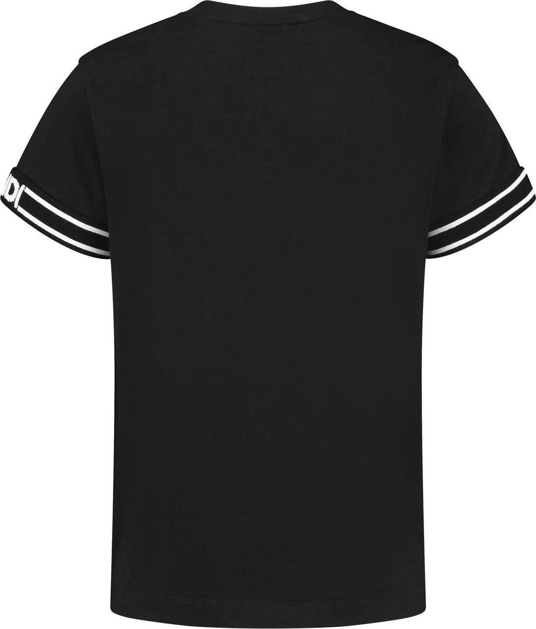 Fendi T-shirt Mas Jersey Tinto Zwart