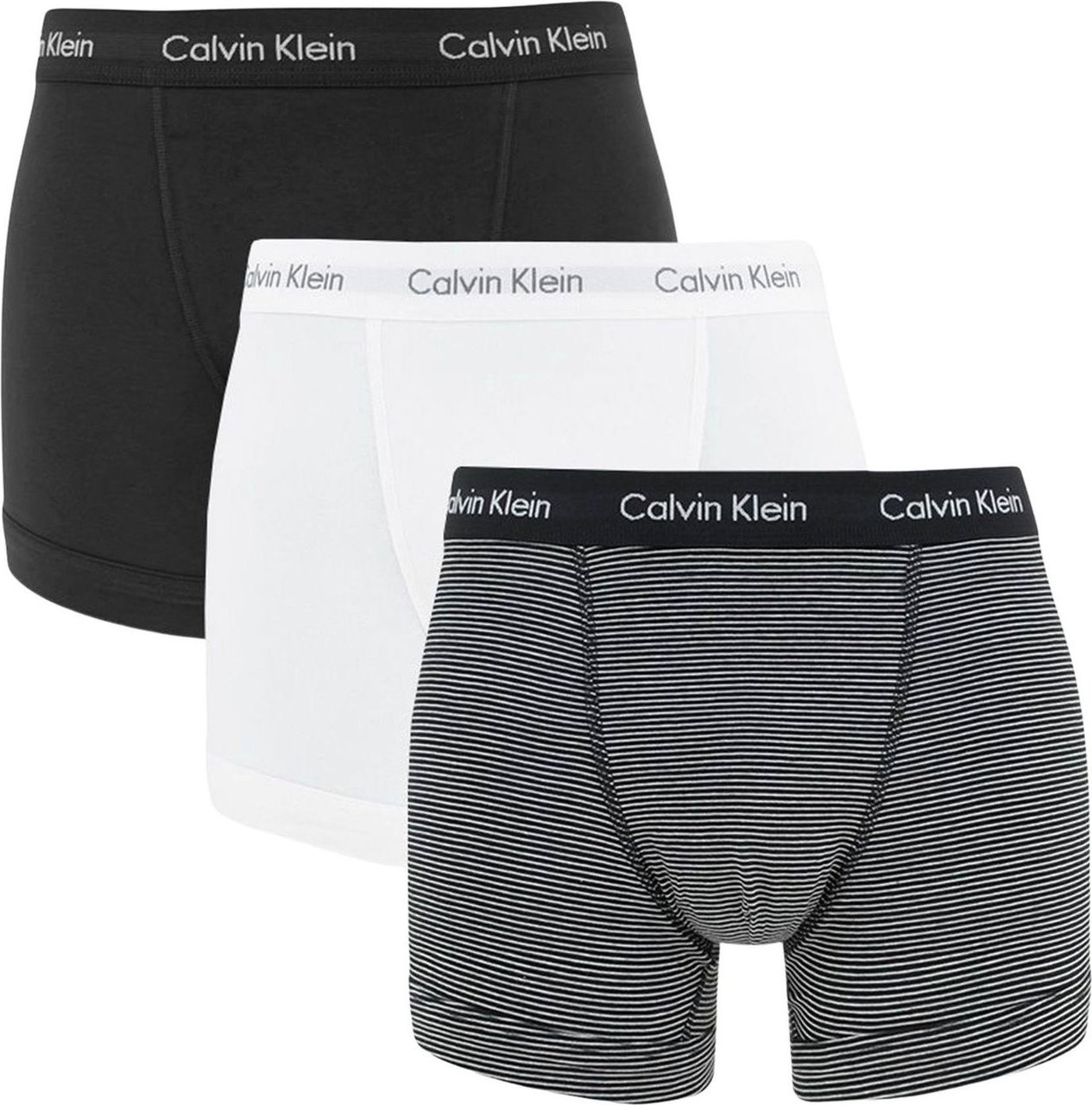 Calvin Klein 3-Pack Boxershorts Zwart Zwart
