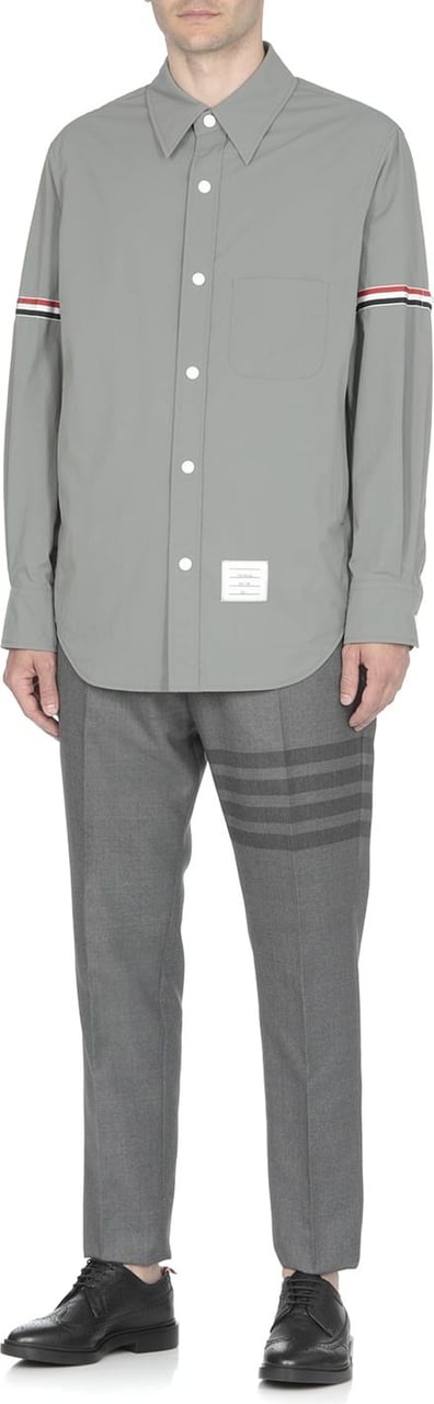 Thom Browne Trousers Med Grey Grijs