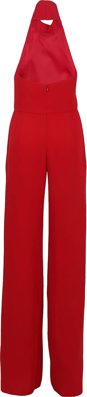 Valentino Jumpsuit Solid Cady Couture Rood