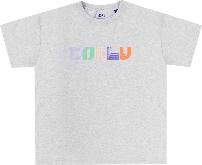 Dolly Sports Team Dolly Cotton T-Shirt Grijs
