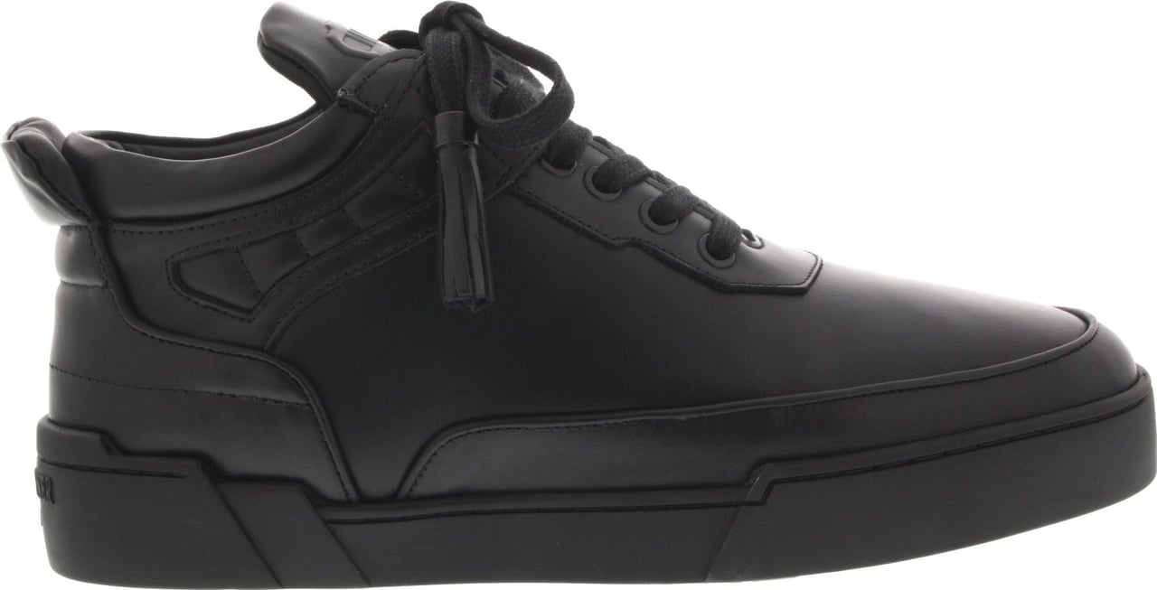 Benjamin Berner Sneakers Mid Top Sneaker All Black Zwart Zwart