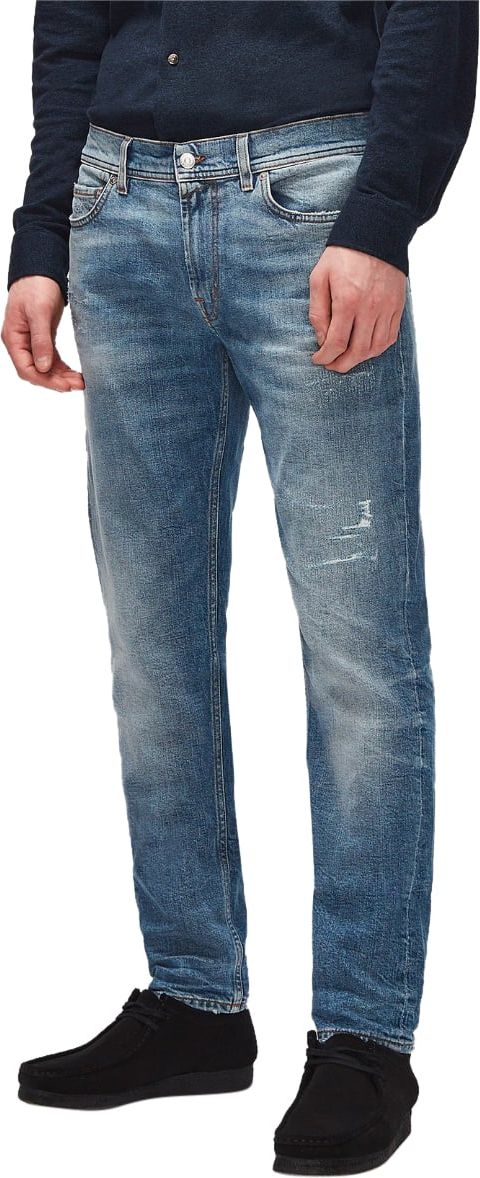 7 For All Mankind Paxtyn Handpicked Blue Jeans Blauw