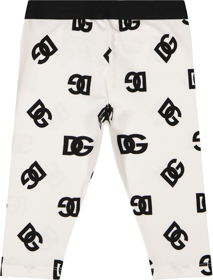 Dolce & Gabbana Baby Legging Wit/zwart Wit