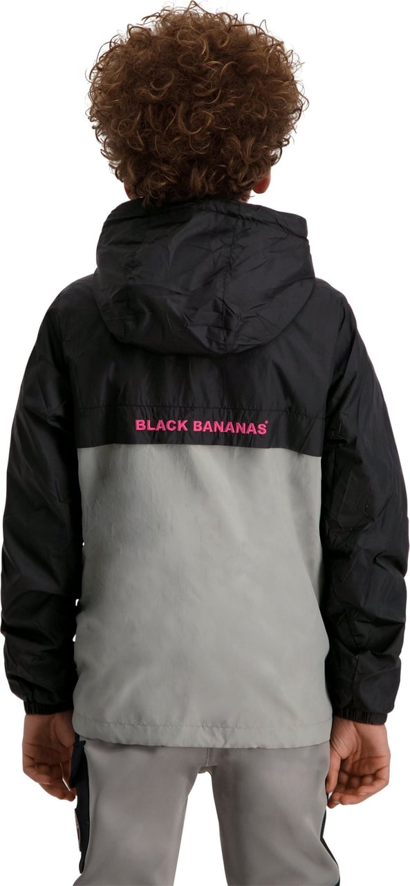 Black Bananas Transport Jacket KIDS Mid Grey Zwart