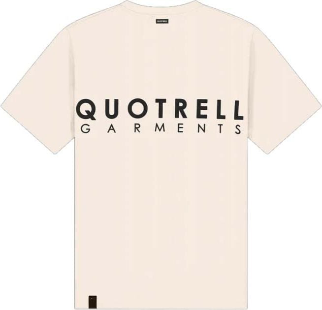 Quotrell Fusa T-shirt | Sand / Black Beige