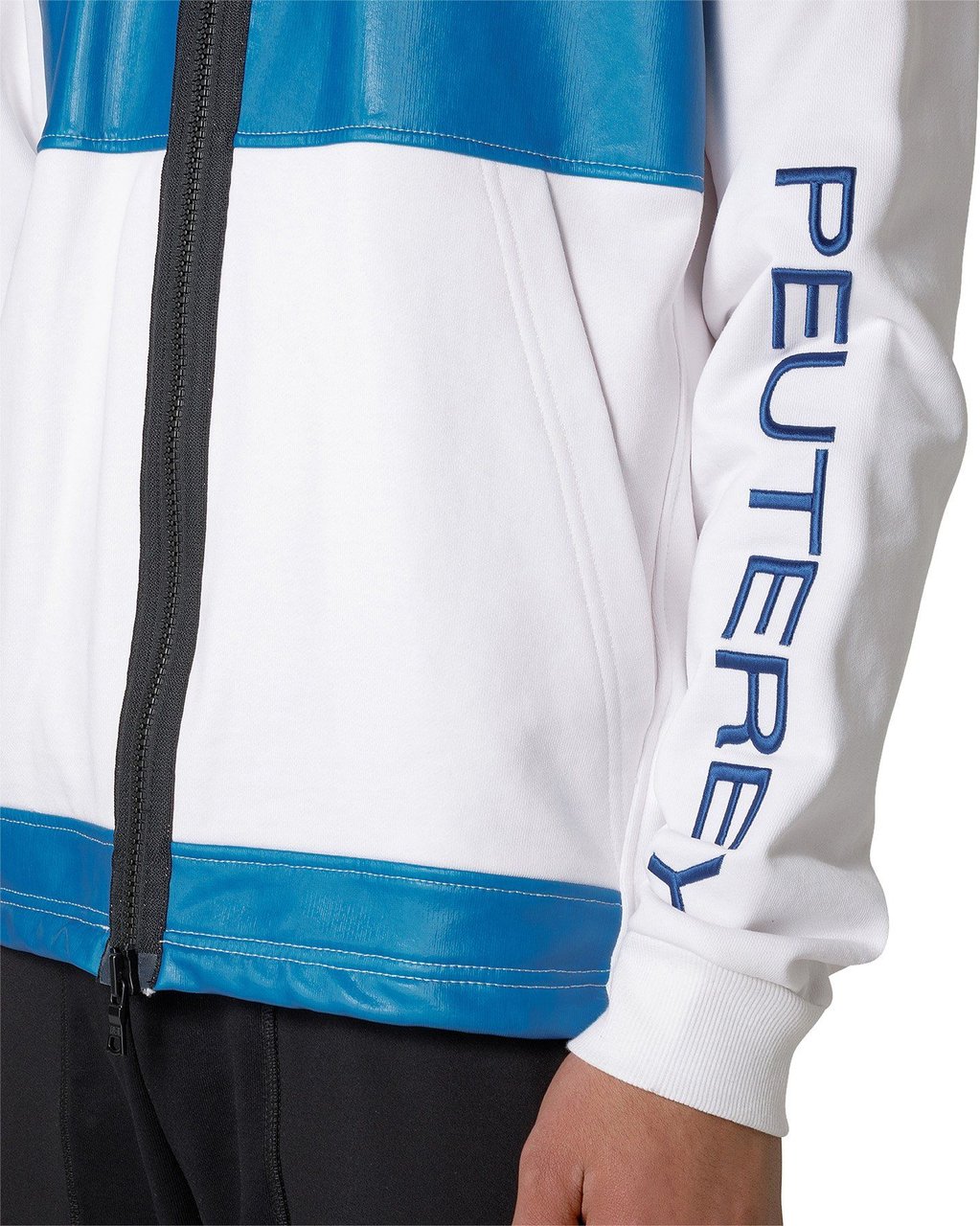Peuterey Hooded sweater with lettering on the sleeve Divers