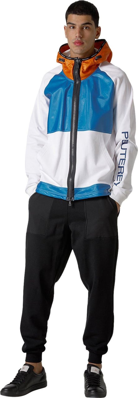 Peuterey Hooded sweater with lettering on the sleeve Divers