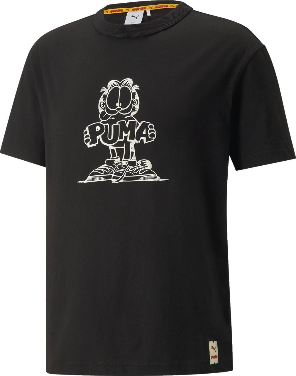 Puma T-shirt Man Grafica X Garfield 534433.01 Zwart
