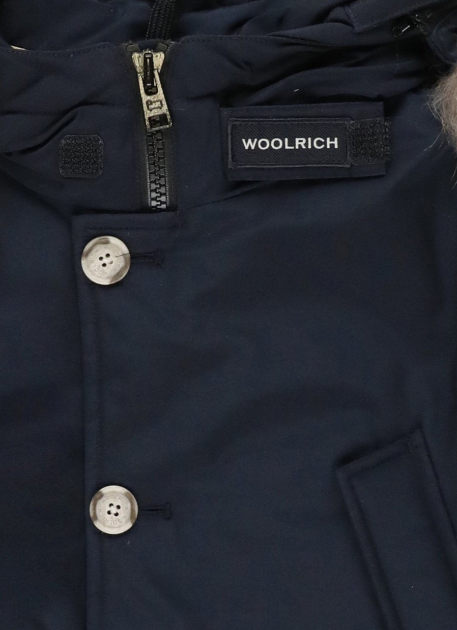 Woolrich Coats Melton Blue Blauw