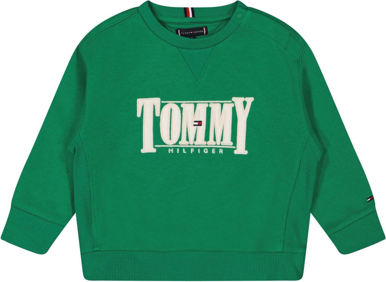 Tommy Hilfiger Tommy Hilfiger KB0KB07776 B baby trui groen Groen