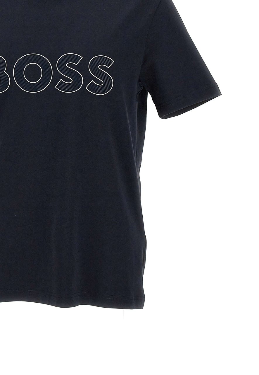 Hugo Boss T-shirts And Polos Blue Blauw
