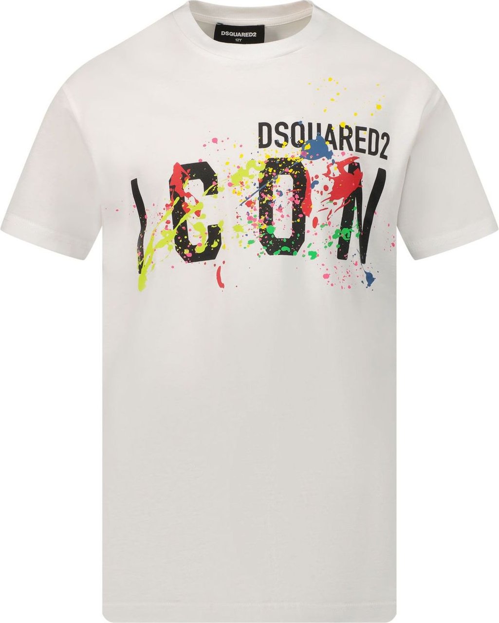 Dsquared2 Dsquared2 DQ1350 kinder t-shirt wit Wit