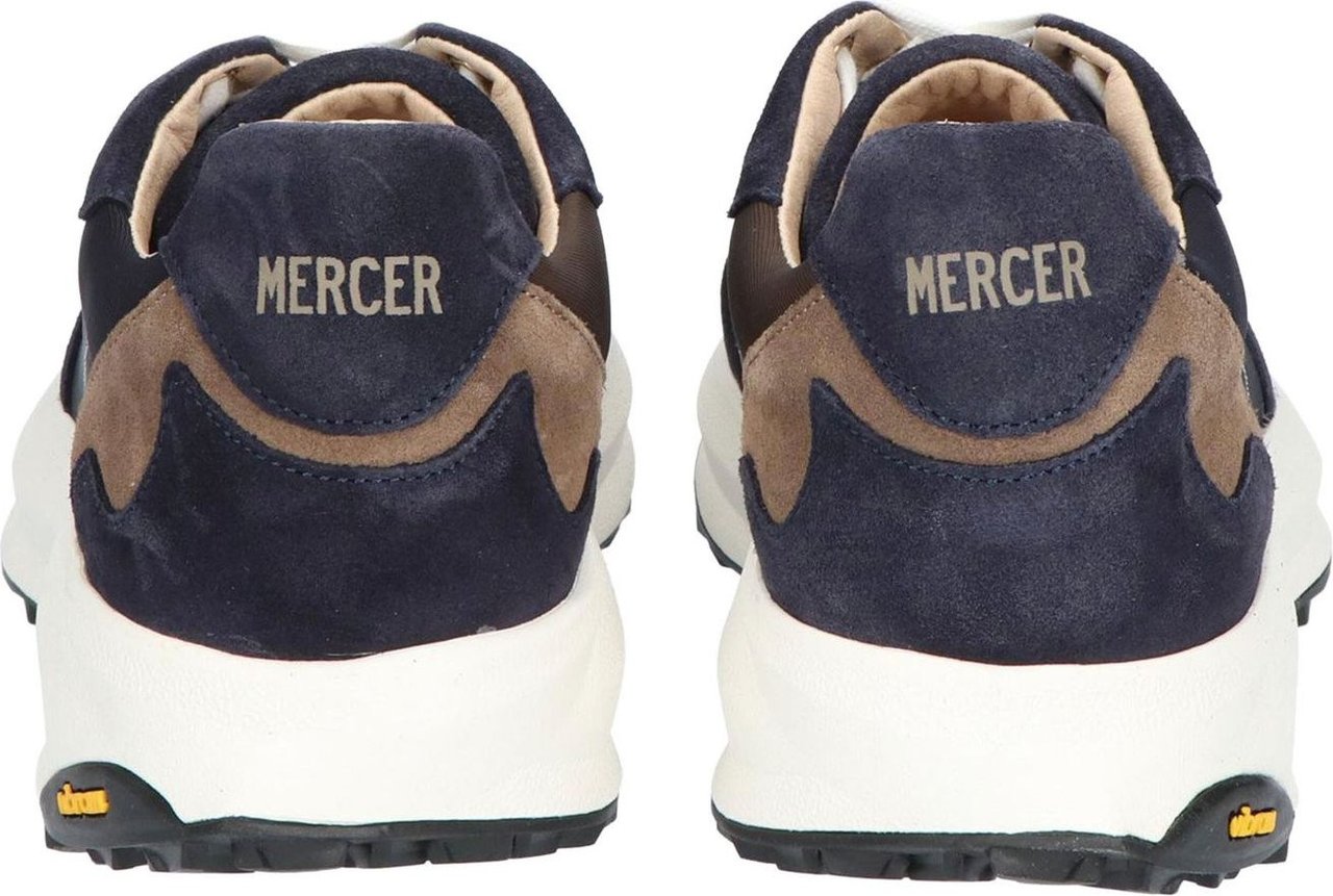 Mercer Amsterdam The Racer Sneakers Blauw Blauw