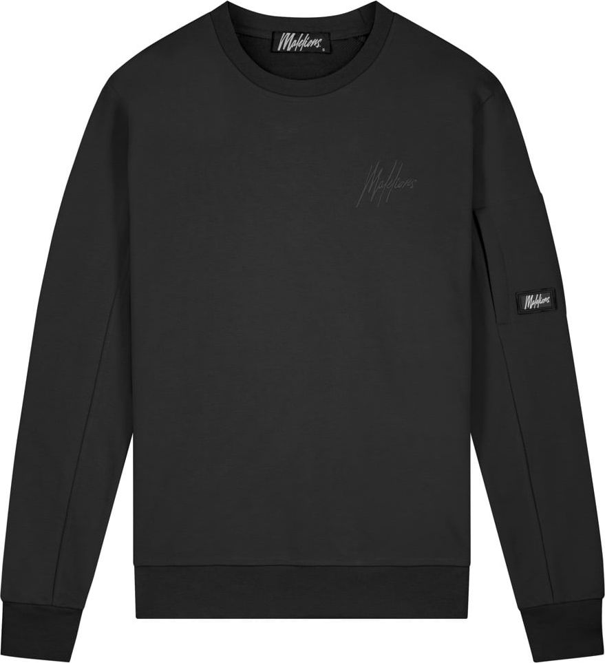 Malelions Men Pocket Sweater Zwart Zwart
