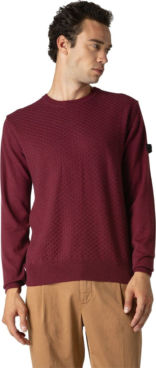 Peuterey Round neck jumper with detachable personalisation Rood