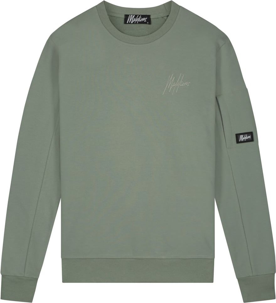 Malelions Men Pocket Sweater Groen Groen