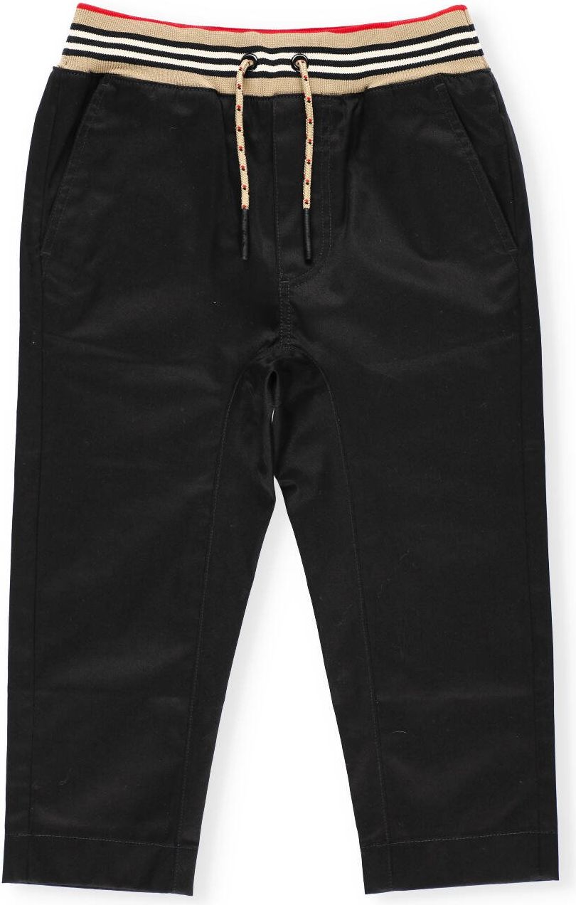 Burberry Trousers Black Zwart