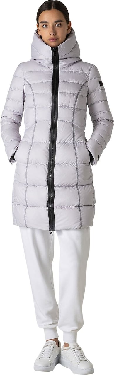 Peuterey 100% recycled polyester slim fit down jacket Grijs