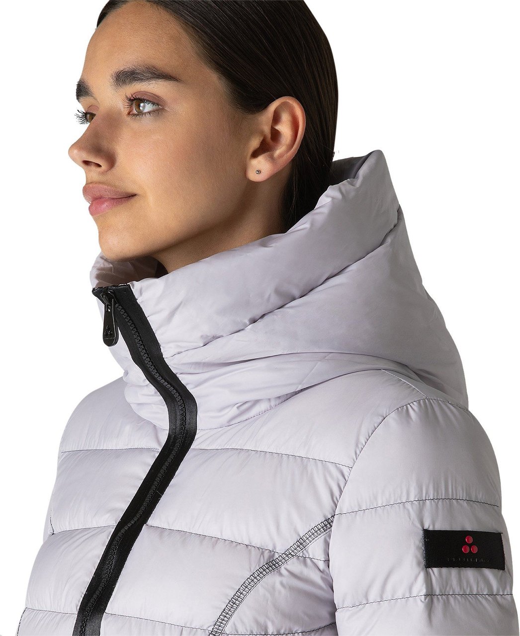 Peuterey 100% recycled polyester slim fit down jacket Grijs