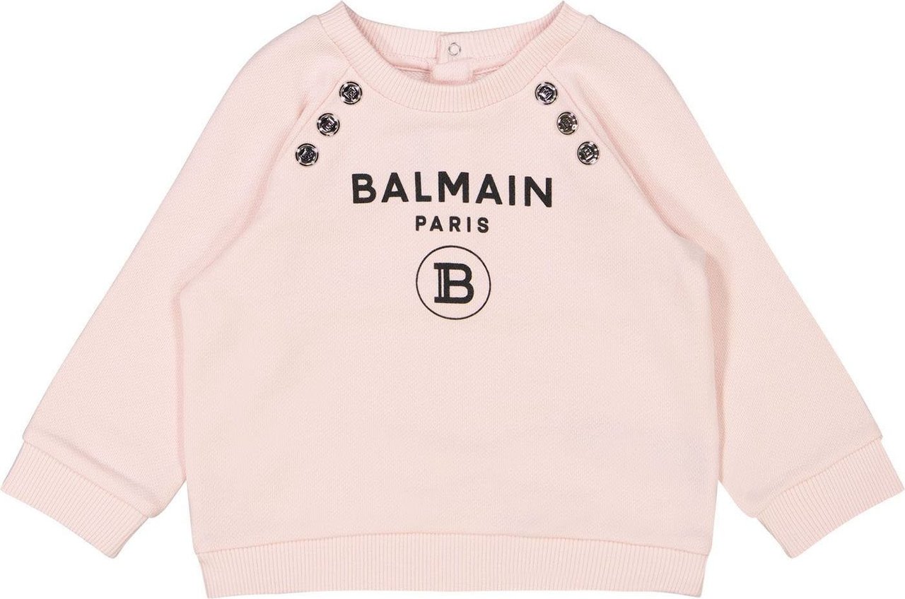 Balmain Balmain 6R4020 baby trui licht roze Roze