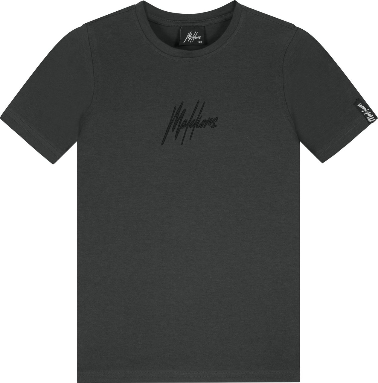 Malelions Essentials T-Shirt - Antra/Black Grijs