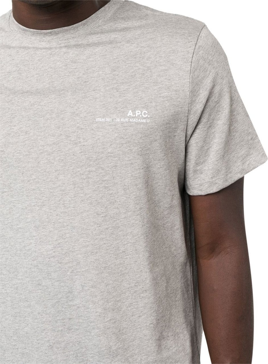 A.P.C. Apc T-shirts And Polos Gray Grijs