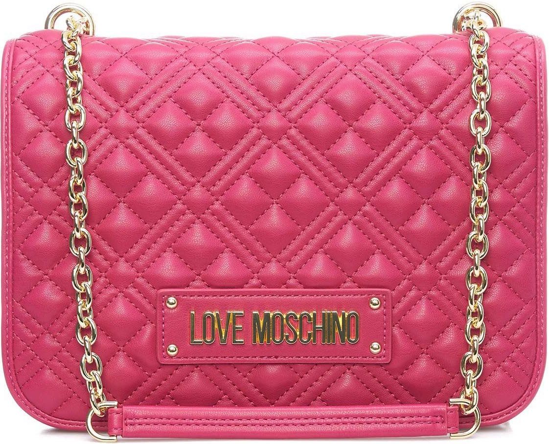 Love Moschino Quilted Crossbody Bag Pink Roze