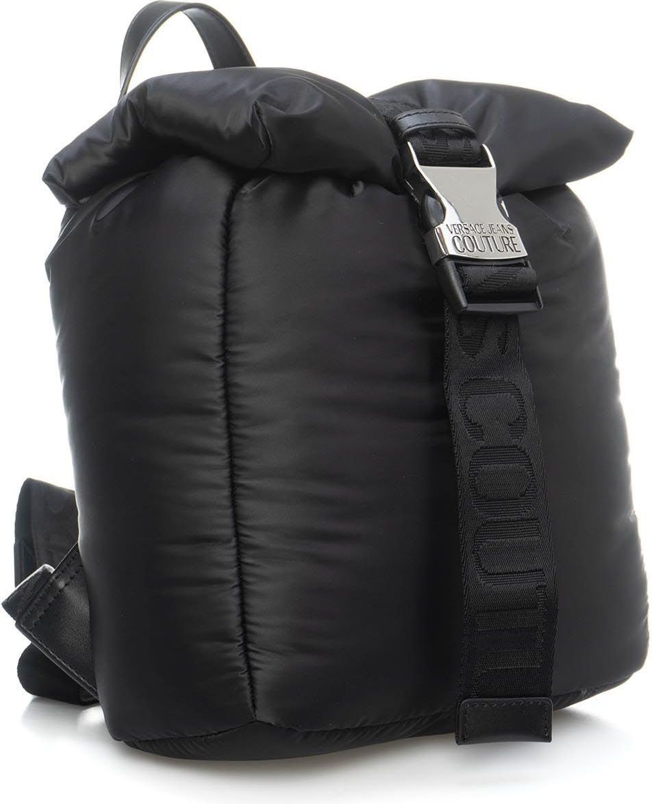Versace Backbag Soft Safety Buckle Black Zwart