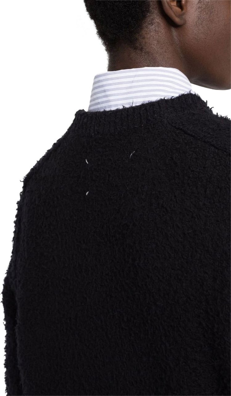 Maison Margiela Sweaters Black Zwart