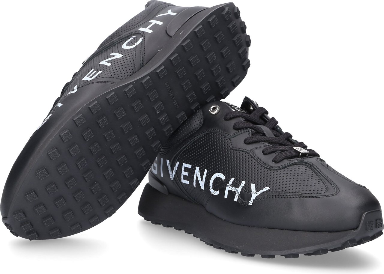 Givenchy Men Low-Top Sneakers GIV RUNNER Calfskin - Fellow Zwart