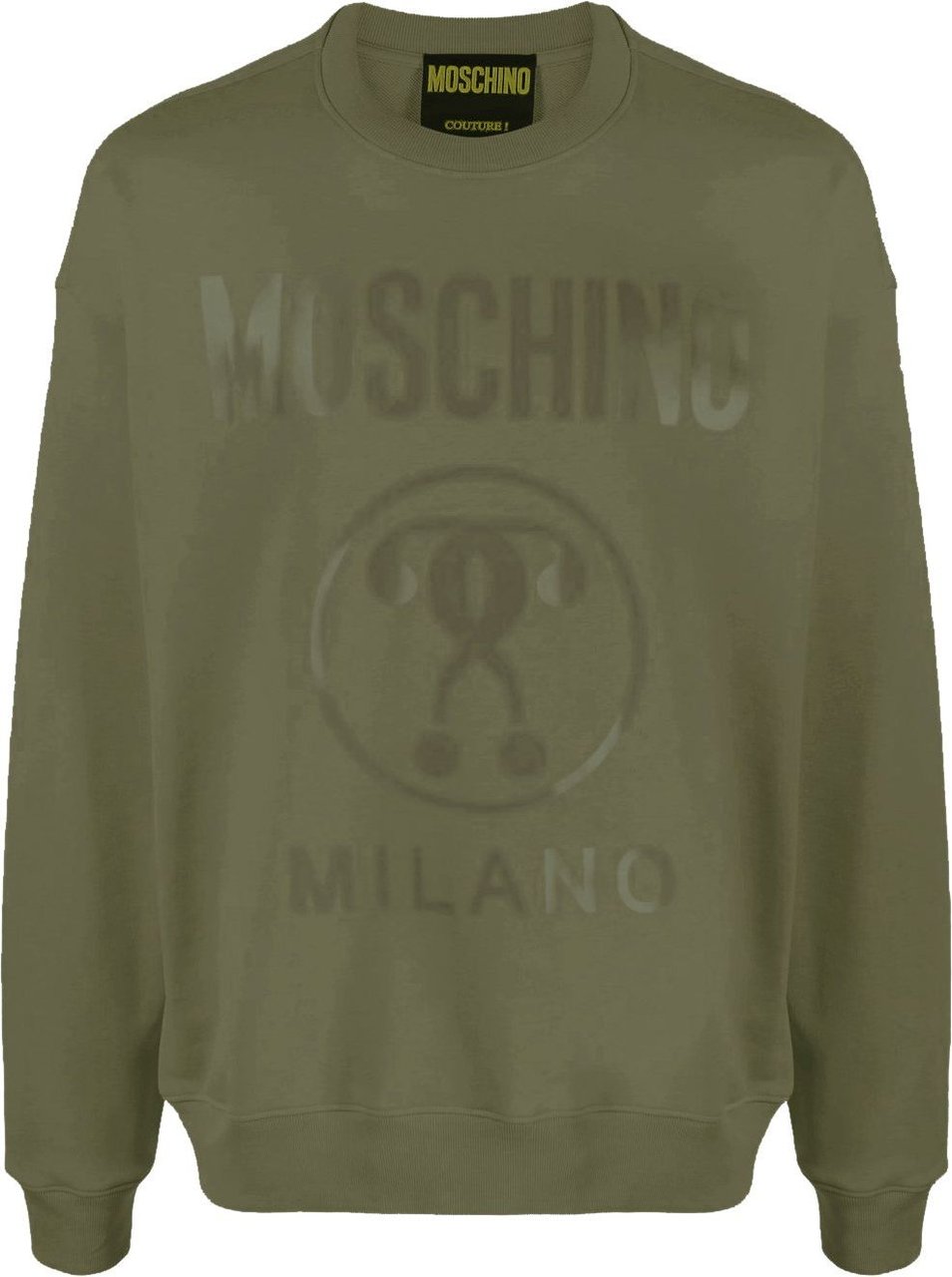 Moschino tonal logo T-shirt Groen