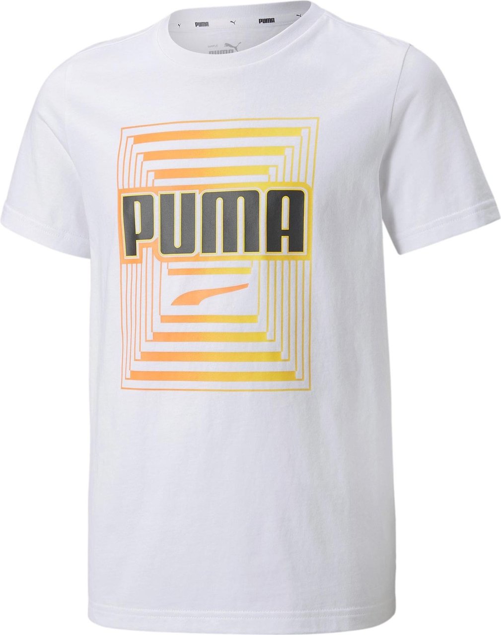 Puma T-shirt Kid Alpha Graphic Tee 847292.02 Wit