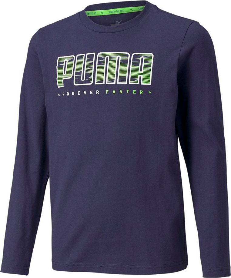 Puma T-shirt Kid Active Sports Longsleeve Tee 589200.06 Blauw