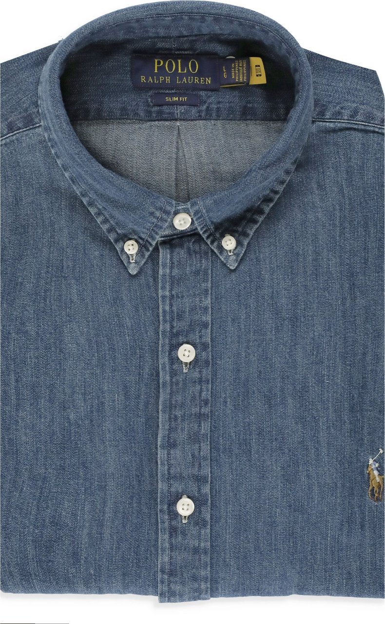 Ralph Lauren Shirts Denim Denim Blauw