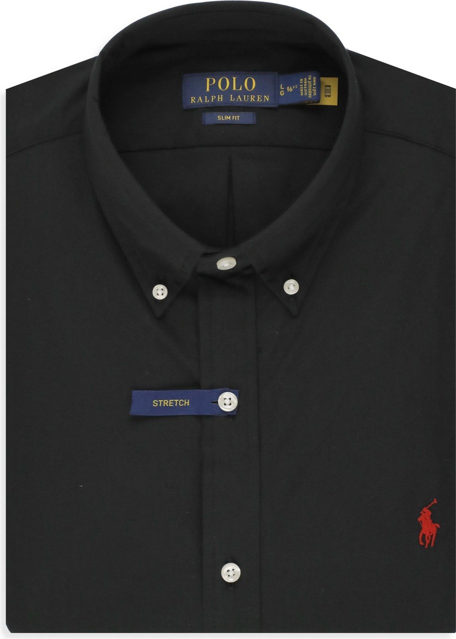 Ralph Lauren Shirts Polo Black Zwart