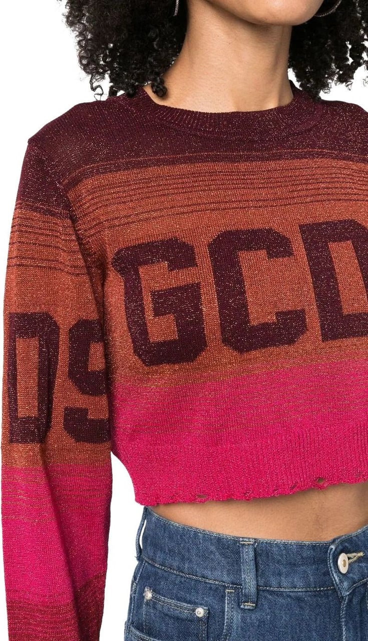 GCDS Sweaters Red Rood