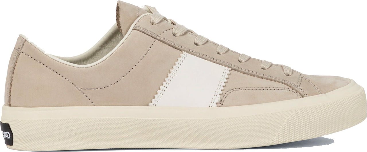 Tom Ford Tom Ford Cambridge Leather Sneakers Beige