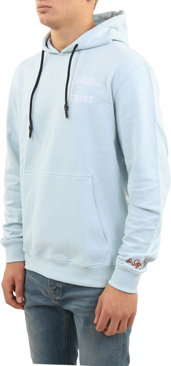 In Gold We Trust The Notorious Hoodie Baby Blue Blauw