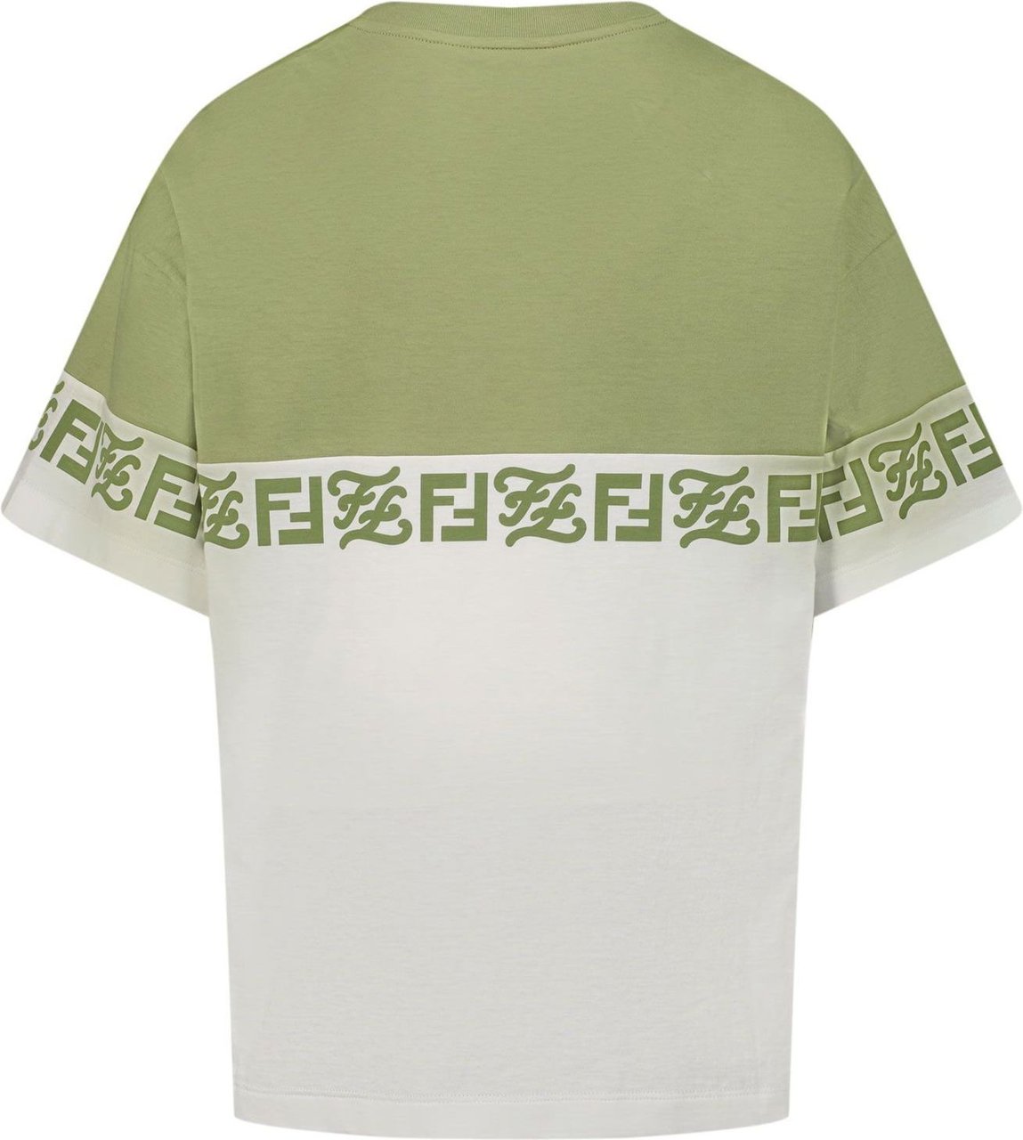 Fendi Fendi JMI393 7AJ kinder t-shirt olijf groen Groen
