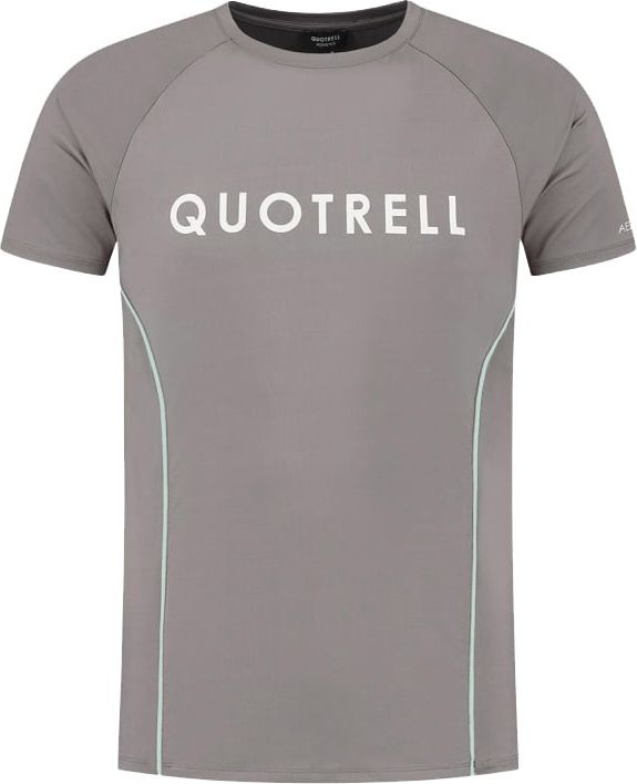 Quotrell Torino T-shirt | Grey / Mint Grijs