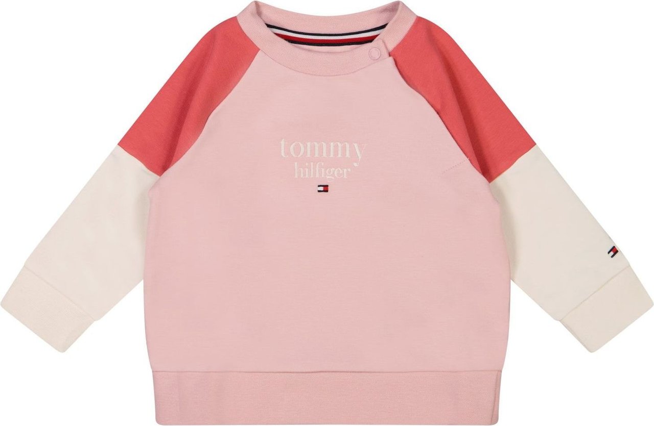 Tommy Hilfiger Tommy Hilfiger KN0KN01517 baby trui roze Roze