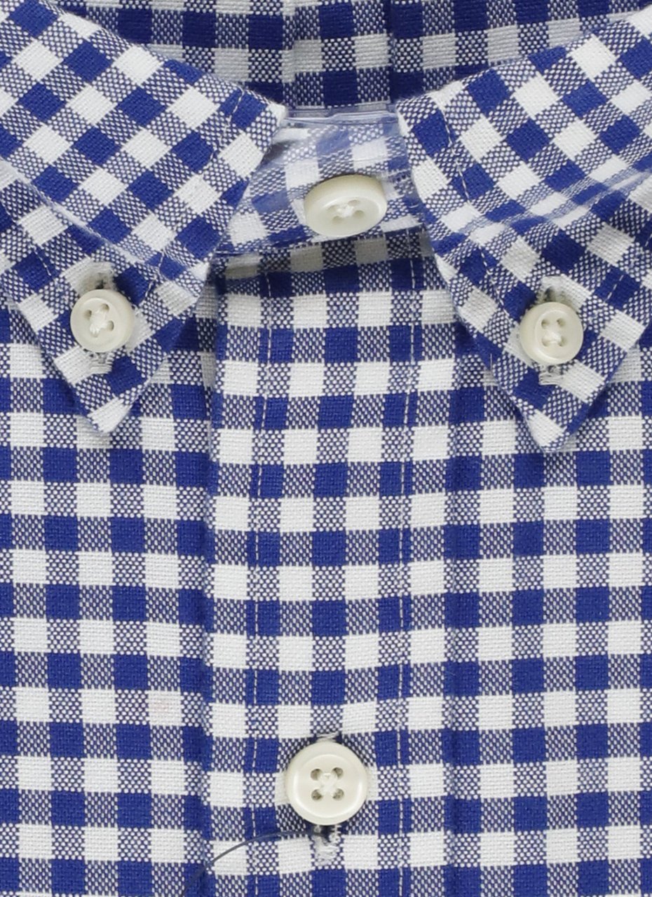 Ralph Lauren Shirts Royale/white Blauw