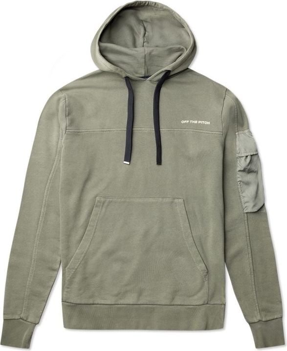 OFF THE PITCH Combat Hoodie Senior Military Olive Groen