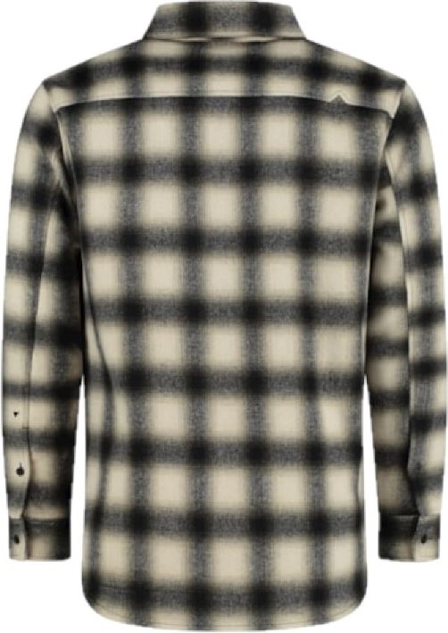 Purewhite Check Wool Look Jacket Off-White Wit