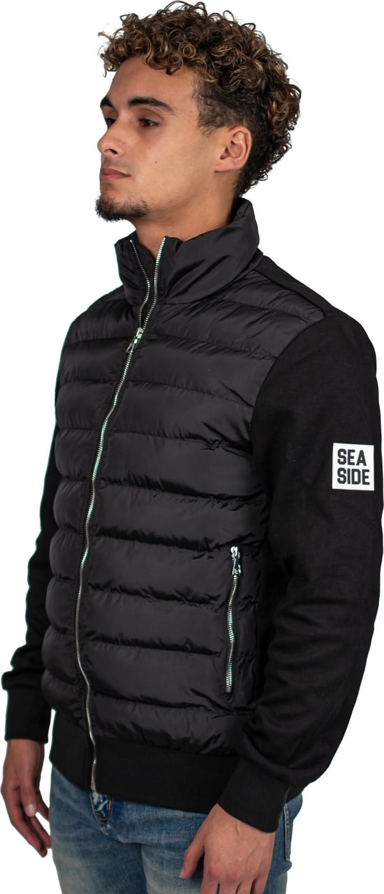 Seaside Seaside Panel Jacket Black Zwart