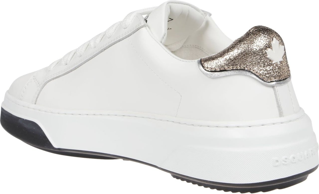 Dsquared2 Bumper Lace Up Low Top Sneakers White Wit
