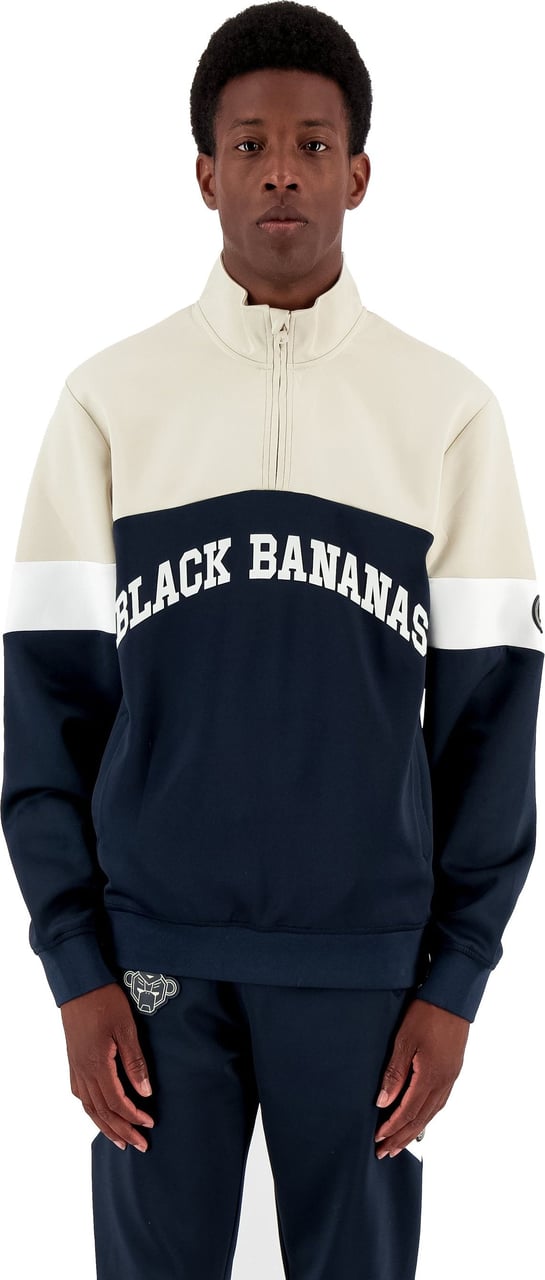 Black Bananas Huddle Tracktop | Navy Blauw